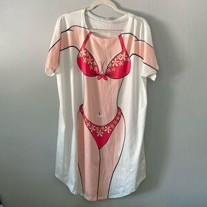 NWT! Bikini Printed Cover Up